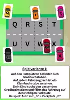 Vorschau - Spiele - Buchstaben lernen mit Autos – Legespiel zum Zuordnen von Groß- und Kleinbuchstaben für Kinder - Seite 3