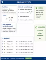 Vorschau - Arbeitsblätter - Prozentrechnung Lernzettel | Formeln, Grundwert, Prozentwert, Prozentsatz & Zinsrechnung | Klasse 6–9 - Seite 2