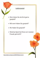 Vorschau - Aufgabenkarten - Aktivierungskarten Kindheit Beschäftigung für Senioren Biografiearbeit - Seite 3