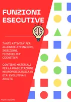 anteprima - Esercizi - FUNZIONI ESECUTIVE - attenzione, inibizione, flessibilità - Pagina di copertina