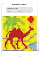 Vorschau - Arbeitsblätter - Grundkompetenz Geometrie | Mathematik Grundschule Klasse 1–4 | Geometrie, Spiegelbilder, Gitternetz, Auge-Hand-Koordination, Zirkel, Feinmotorik, Lösungen, Arbeitsblätter Freiarbeit Kopiervorlagen - Seite 3