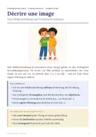 Vorschau - Arbeitsblätter - Bildbeschreibung Französisch Klasse 8 - Seite 1