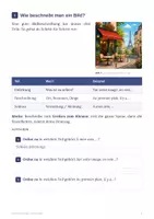 Vorschau - Arbeitsblätter - Bildbeschreibung Französisch Klasse 8 - Seite 2