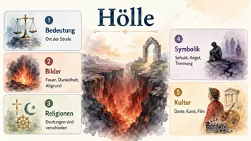 Vorschau - Arbeitsblätter - Arbeitsblatt "Hölle" + Onlineübung & MP3 + Infografik - Seite 2