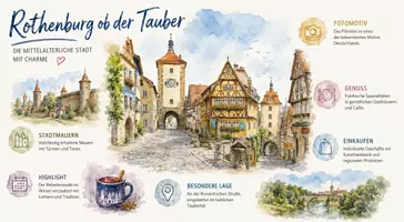 Vorschau - Arbeitsblätter - Arbeitsblätter "Rothenburg ob der Tauber" + Lösung & MP3 + Infografik - Seite 3