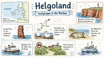 Vorschau - Arbeitsblätter - Arbeitsblätter "Helgoland" + Lösung & MP3 + Mindmap + Infografik - Seite 1