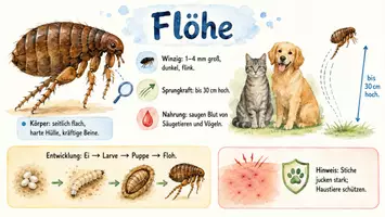 Vorschau - Arbeitsblätter - Arbeitsblatt "Flöhe" + Onlineübung & MP3 + Infografik - Seite 2