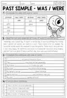Vorschau - Arbeitsblätter - PAST SIMPLE - Worksheet Package - Seite 3