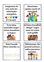 Vorschau - Stundenentwürfe - Richtig oder Falsch? – Gemeinsam stark & Anti-Mobbing | 30 Karten mit Antwortbuttons - Seite 3