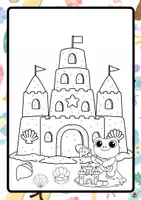 Vista previa - Hojas de trabajo - Dibujos de verano para colorear - página 3