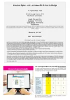 Vorschau - Arbeitsblätter - Kreative Spiel- und Lernideen 5-8 Jahre | Anfangsunterricht Vorschule Grundschule Klasse 1-3 | Feinmotorik, Wahrnehmung, Buchstaben, Zahlen, Raumlage, Formen, Kreativität - Seite 1