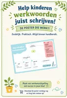 Voorbeeld - Hoe schrijf je werkwoorden? (Poster) - Voorblad