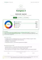 Vorschau - Stundenentwürfe - Kompass 4 Mathe 2026 – Typentest „Raum & Form": Symmetrie, Würfelnetze, Bauplan (Klasse 4) - Deckblatt