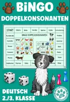 Vorschau - Spiele - Doppelkonsonanten Bingo Spiel Deutsch 3. Klasse - Deckblatt