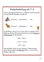 Vorschau - Arbeitsblätter - Auslautverhärtung - Materialpaket - Klasse 3-4 - Regelkarten, Bildkarten, Arbeitsblätter - Seite 3