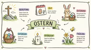 Vorschau - Arbeitsblätter - Lernposter + Arbeitsblätter zum Thema "Ostern" + Lösung & MP3 + Mindmap + Infografiken - Seite 2