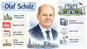Vorschau - Arbeitsblätter - Arbeitsblätter "Olaf Scholz" + Lösung & MP3 + Infografik - Seite 3