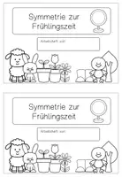 Vorschau - Arbeitsblätter - Symmetrie: Ostern und Frühling (Geometrie Grundschule Mathe Klasse 3-4) - Seite 3