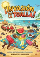 Vista previa - Juegos / Gamificación - 🍉 ¡INVASIÓN EN LA TOALLA! • Juego de mesa imprimible (funciones ejecutivas y estrategia) 🏖️ - Portada