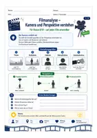 Vorschau - Arbeitsblätter - Filmanalyse – Arbeitsblätter mit Lösungen für Klasse 9/10 | Kamera, Ton, Licht & Schnitt - Seite 3