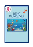Vorschau - Stationenlernen - Unterwasserwelt Matching-Spiel • Swierig • DaZ • Grundschule & Kindergarten - Seite 1