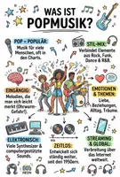 Vorschau - Arbeitsblätter - Lernposter + Arbeitsblätter zum Thema "Popmusik" + Lösung & MP3 + Mindmap + Infografiken - Deckblatt