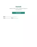 Vorschau - Arbeitsblätter - Statistik verstehen – Mittelwert, Median, Modus & Diagramme 4 Klasse - Seite 1