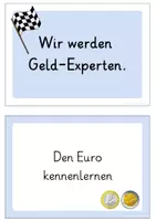 Vorschau - Präsentationen/Tafelbilder - Reihentransparenz zum Thema Geld - Seite 1