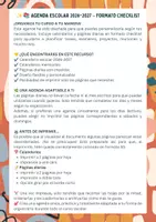 Vista previa - Para docentes: organización, planificación y formación - Agenda diaria checklist curso 26-27 - página 1