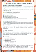 Vista previa - Para docentes: organización, planificación y formación - Agenda diària checklist 26-27 Valencià/Català - página 1