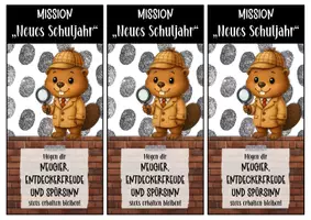 Vorschau - Anderer Materialtyp - Schulstart Willkommensgruß Detektivstift Biberklasse - Seite 2