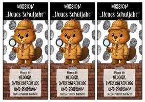 Vorschau - Anderer Materialtyp - Schulstart Willkommensgruß Detektivstift Biberklasse - Seite 3