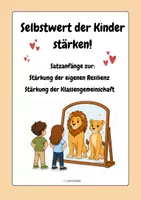 Vorschau - Fördermaterial/Inklusion - Stärkung der Resilienz_Selbstwirksamkeit und Selbstwertegfühl - Deckblatt