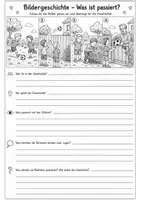 Vorschau - Stundenentwürfe - Bildergeschichten schreiben – Komplettpaket (3. Klasse) - Bildbetrachtung, Schreibplan & Checkliste - Seite 3