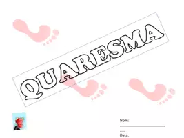 Vista previa - Hojas de trabajo - 💜 Quaresma i Setmana Santa – Quadernet de Religió - Portada