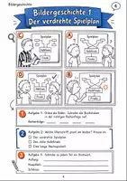 Vorschau - Arbeitsblätter - Bildergeschichten Sport Klasse 3 Deutsch Klasse 4 - Seite 3