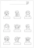 Vorschau - Arbeitsblätter - Bildwörterbuch - Emotionen - Seite 1