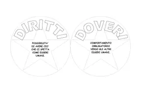 anteprima - Altro tipo di materiale - MEDAGLIA DIRITTI DOVERI - Pagina di copertina