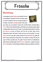 Vorschau - Unterrichtsreihen - Frösche Lückentext mit Wortspeicher Hörverstehen und Suchsel - Seite 2