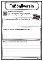 Vorschau - Unterrichtsreihen - Fußballverein Lückentext mit Wortspeicher Hörverstehen und Suchsel - Seite 3