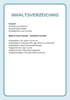 Vorschau - Stundenentwürfe - Freundschaft im Ethikunterricht / Modul 2 / Klasse 5-8 - Seite 1