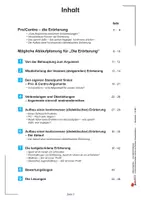 Vorschau - Stundenentwürfe - Pro/Contra – Die Erörterung | Aufsatz, Argumentation, dialektische Erörterung, Standpunkt, Stundenbilder, Schreibkompetenz | Deutsch Sekundarstufe I Klasse 5-10 Lösungen - Seite 2