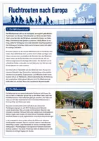 Vorschau - Arbeitsblätter - Migration und Flucht: Fluchtrouten nach Europa - Seite 1