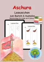Vorschau - Arbeitsblätter - 🌙Aschura Lesezeichen | Muharram für Kinder | Leseförderung | Imam Hussein | - Deckblatt