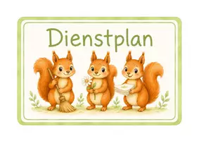 Vorschau - Lehrpläne/Lehrermaterial - Eichhörnchenklasse - Klassendienste - Schilder & Dienstkärtchen - Seite 2