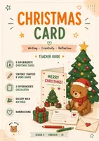 Vorschau - Arbeitsblätter - Christmas Card – Differenzierte Schreibanlässe für Klasse 5 - Deckblatt