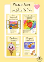 Vorschau - Mal- und Bastelvorlagen - Sommerferien Grundschule - Erinnerungshut zum Schuljahresende basteln | Reflexion & Rückblick | Kunst Klasse 2 Sommer, Kunst Klasse 3 Sommer - Seite 2