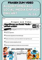 Vorschau - Stundenentwürfe - Algorithmen aus Social-Media -Checky Jg. 3-6 - Deckblatt