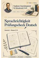 Vorschau - Arbeitsblätter - Rechtschreibung Klasse 9 Stationenlernen Klasse 10
Fehlerschwerpunkte - Deckblatt