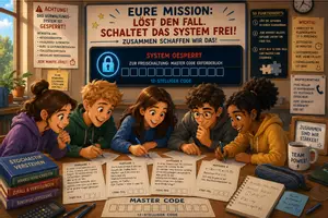 Vorschau - Spiele - Escape-Game Stochastik für die Oberstufe - Deckblatt